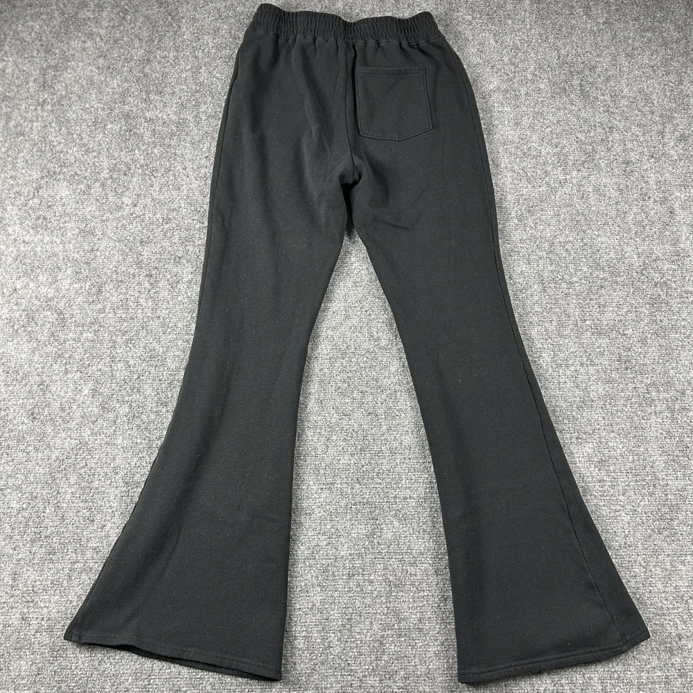 Hollister Sweatpants Womens XS Black Ultra High-Rise Flare Leg Fleece Lounge - Picture 5 of 7